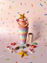 Load image into Gallery viewer, Jumbo Choc Bomb Icecream Cone - Rainbow