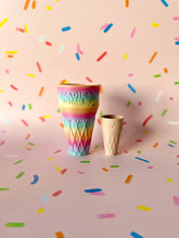 Load image into Gallery viewer, Jumbo Choc Bomb Icecream Cone - Rainbow