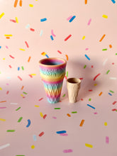 Load image into Gallery viewer, Jumbo Choc Bomb Icecream Cone - Rainbow