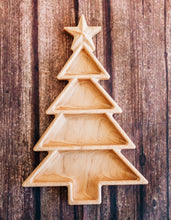 Load image into Gallery viewer, Wooden Christmas Tree Tray