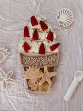 Load image into Gallery viewer, Large Icecream Cone Trinket Tray / Bioplastic Sensory Tray (2-piece)