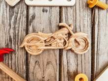 Load image into Gallery viewer, Wooden Motorbike Toy/Decor
