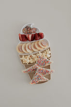 Load image into Gallery viewer, Large Icecream Cone Trinket Tray / Bioplastic Sensory Tray (2-piece)