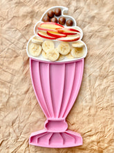 Load image into Gallery viewer, Large Sundae Cup Trinket Tray / Bioplastic Sensory Tray (2-piece)