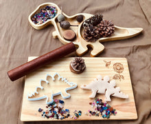 Load image into Gallery viewer, Large Wooden T-Rex Trinket Tray