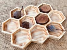 Load image into Gallery viewer, Large Wooden Honeycomb Tray