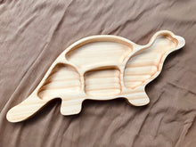 Load image into Gallery viewer, Large Wooden Brontosaurus Trinket Tray