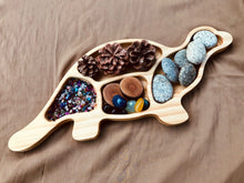 Load image into Gallery viewer, Large Wooden Brontosaurus Trinket Tray