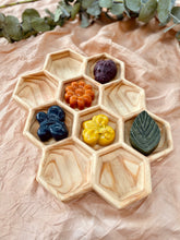 Load image into Gallery viewer, Large Wooden Honeycomb Tray