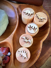 Load image into Gallery viewer, Wooden Dinosaur Stamps