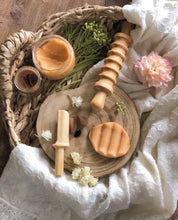 Load image into Gallery viewer, Wooden Patterned Rolling Pin