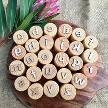 Load image into Gallery viewer, Wooden Alphabet Stamps