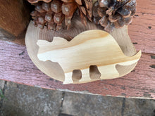 Load image into Gallery viewer, Tracey Triceratops / Wooden Triceratops