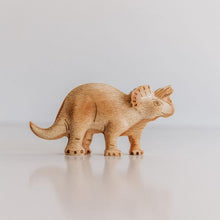 Load image into Gallery viewer, Tracey Triceratops / Wooden Triceratops