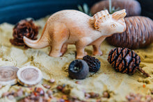 Load image into Gallery viewer, Tracey Triceratops / Wooden Triceratops