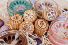 Load image into Gallery viewer, Easter Wooden Stamps - Eggs - HALF PRICE