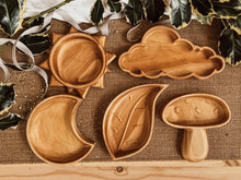 Load image into Gallery viewer, Wooden Mini Crescent Moon Tray