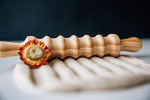 Load image into Gallery viewer, Wooden Patterned Rolling Pin