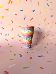 Jumbo Choc Bomb Icecream Cone - Rainbow