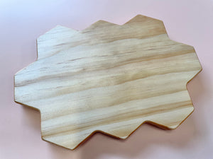 Large Wooden Honeycomb Tray SECONDS ($50 RRP for $20)