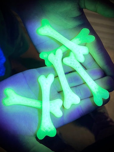 Glow-in-the-dark Bones (bag of 10)