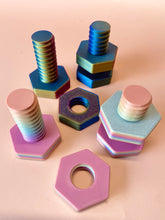 Load image into Gallery viewer, Eco Nut &amp; Bolt Fidgets - 4 Pack