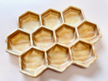 Load image into Gallery viewer, Large Wooden Honeycomb Tray SECONDS ($50 RRP for $20)