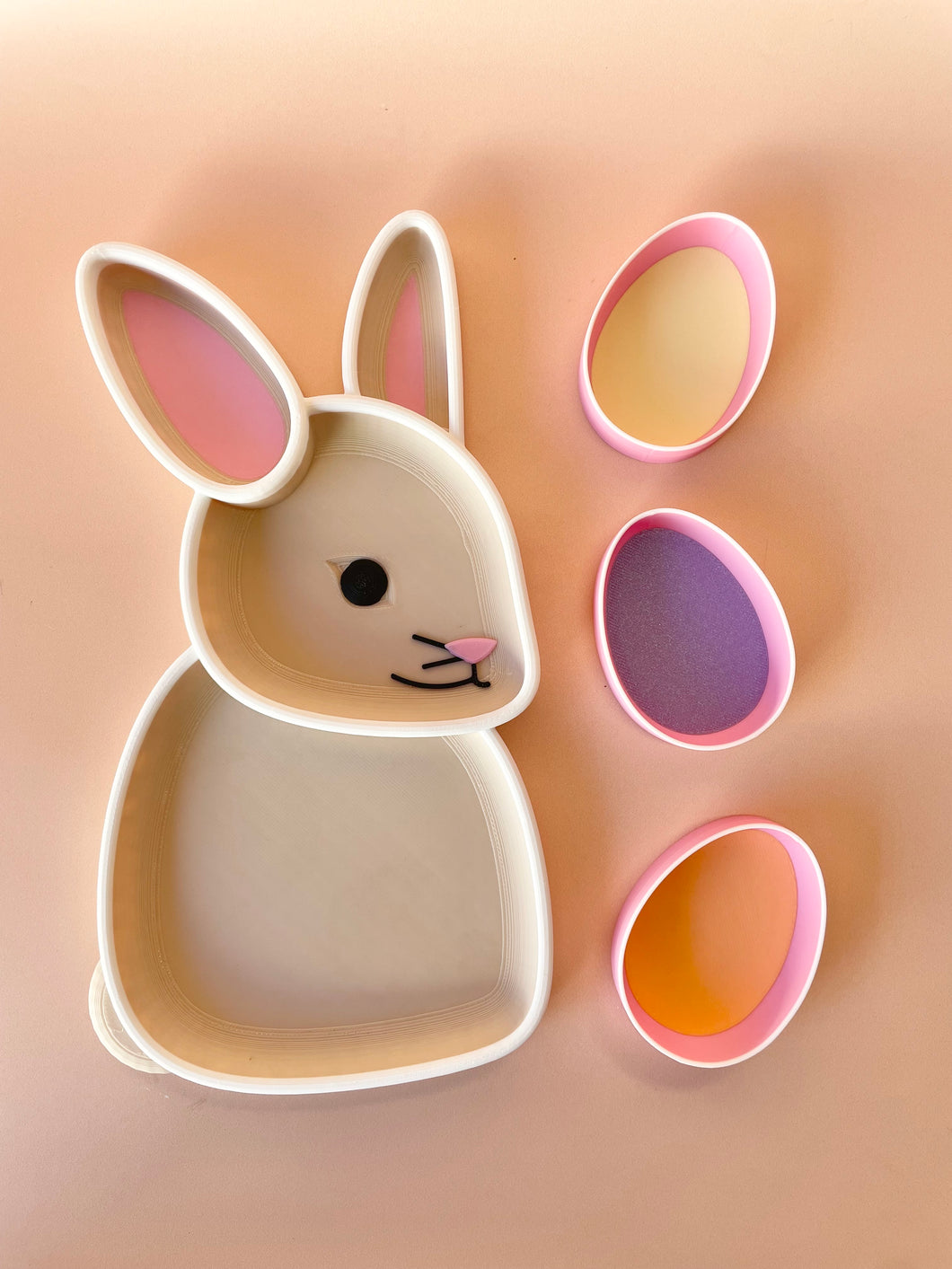 Mini Pastel Egg Bio Trays (set of 3)