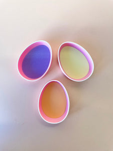 Mini Pastel Egg Bio Trays (set of 3)