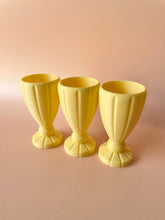 Load image into Gallery viewer, Pastel Yellow Sundae Cup Pack of 3 - HALF PRICE