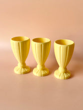 Load image into Gallery viewer, Pastel Yellow Sundae Cup Pack of 3 - HALF PRICE