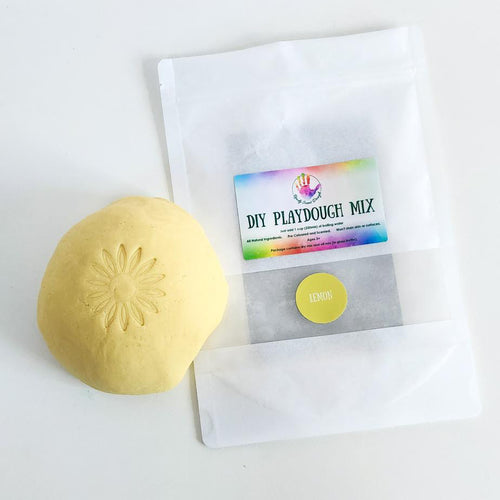 Lemon DIY Playdough Mix (makes 600g)