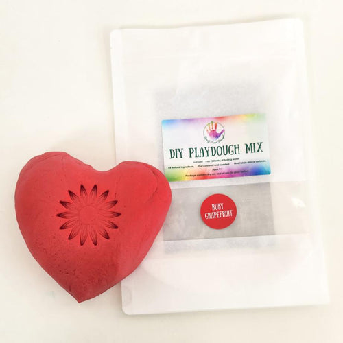 Ruby Grapefruit DIY Playdough Mix (makes 600g)
