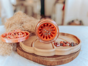 Wooden Pumpkin Trinket Tray