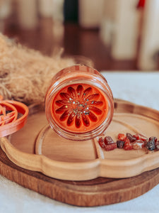 Wooden Pumpkin Trinket Tray