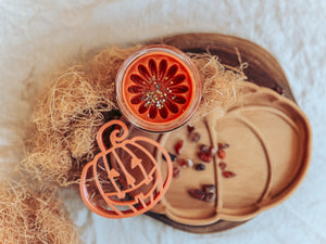 Wooden Pumpkin Trinket Tray