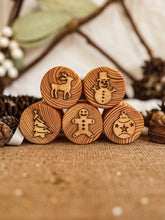 Load image into Gallery viewer, Wooden Christmas Stamps - Traditional