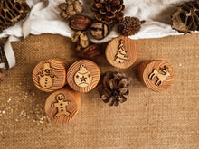 Load image into Gallery viewer, Wooden Christmas Stamps - Traditional