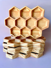 Load image into Gallery viewer, Large Wooden Honeycomb Tray SECONDS ($50 value for $10)