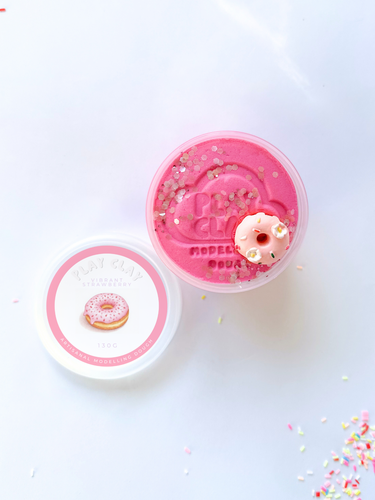 Vibrant Strawberry Donut Play Clay 260g - PRE-ORDER