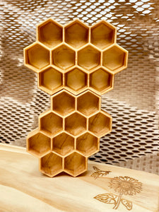Mini Honeycomb Trinket Tray / Bioplastic Sensory Tray – beadiebugplay