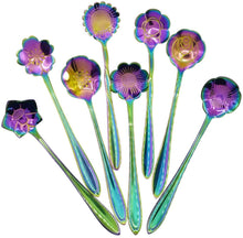 Load image into Gallery viewer, Rainbow Flower Spoons