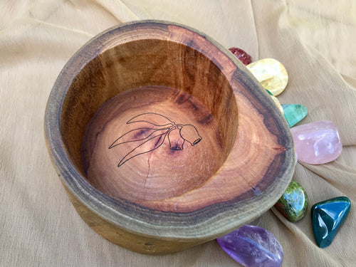 Wooden Trinket Bowl - Large