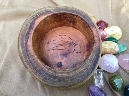 Wooden Trinket Bowl - Large