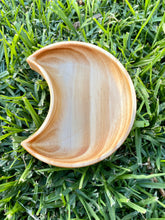 Load image into Gallery viewer, Wooden Mini Crescent Moon Tray