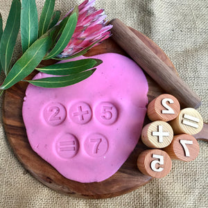 Wooden Numbers & Symbols Stamps