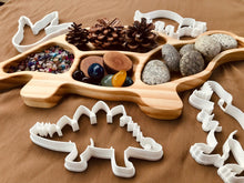 Load image into Gallery viewer, Large Wooden Brontosaurus Trinket Tray