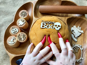 Wooden Halloween Stamps