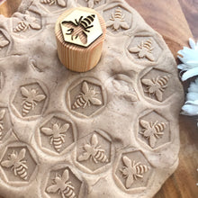 Load image into Gallery viewer, Wooden Bee Stamps