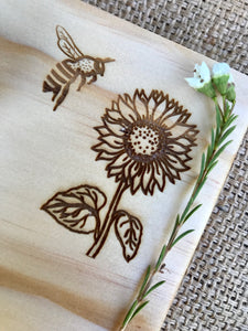 Playdough Board - Bee & Sunflower